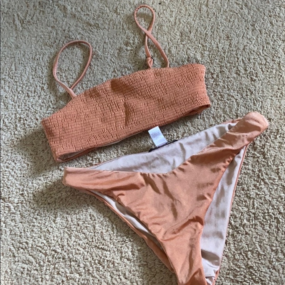 Orange bikini set